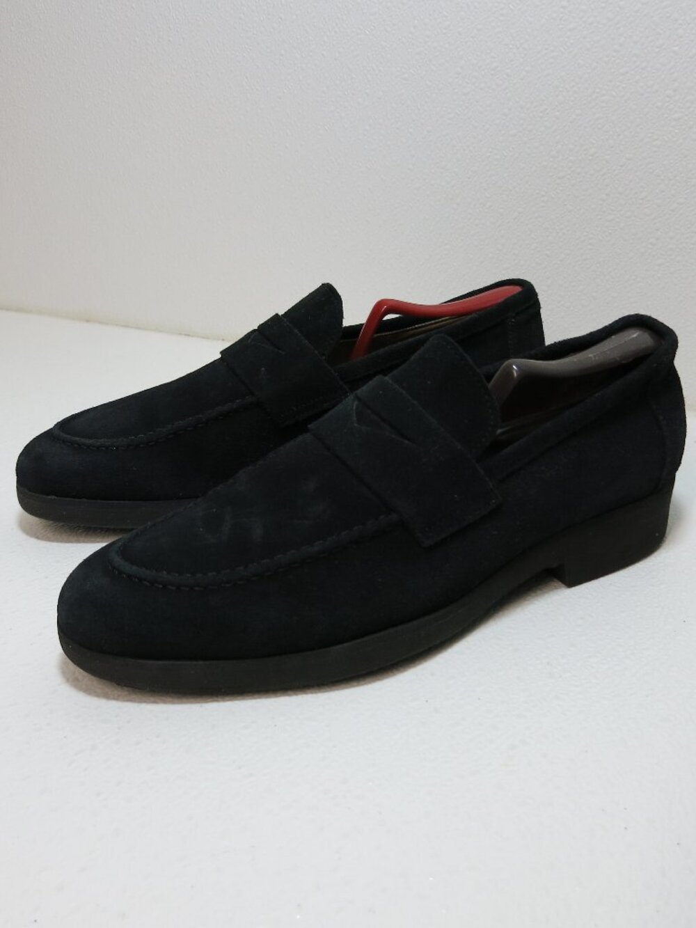 Marechiaro Suede Leather Dress Moc's Loafers Footwear Shoes Men's Italy sz 42.5